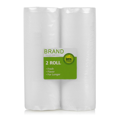 11&quot; X 50' Food Saver Vacuum Sealer Bags Rolls ανάγλυφα Τσάντες σε ρολό 2 μετρήσεις για οικιακή χρήση