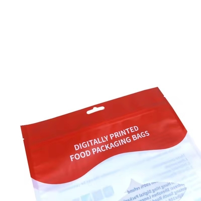 Τυπωμένη τσάντα κλειδαριού Mylar Zip Snack Packaging Bag Stand Up pouch για τρόφιμα Snack επαναχρησιμοποιήσιμες ολογραφικές τσάντες συσκευασίας