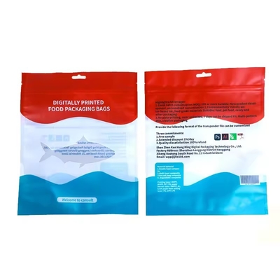 Τυπωμένη τσάντα κλειδαριού Mylar Zip Snack Packaging Bag Stand Up pouch για τρόφιμα Snack επαναχρησιμοποιήσιμες ολογραφικές τσάντες συσκευασίας