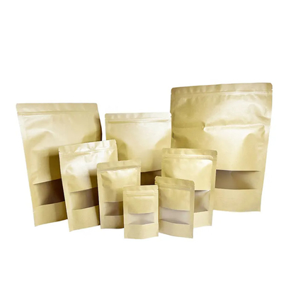 Σηκωμένες τσάντες τσάντες Zip Lock Τσάντες αποθήκευσης τροφίμων για συσκευασμένα προϊόντα