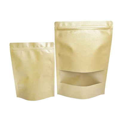 Σηκωμένες τσάντες τσάντες Zip Lock Τσάντες αποθήκευσης τροφίμων για συσκευασμένα προϊόντα