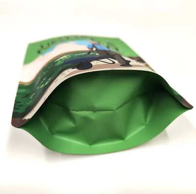 Χαμηλό MOQ Προσαρμοσμένο επανακλειδωτό Stand Up Zip Lock Pouch Bags για αποθήκευση τροφίμων Package Mylar Bag