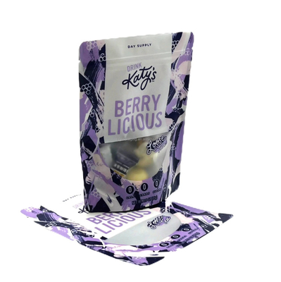 Ανακυκλώσιμο PET Mylar Ziplock Stand Up Pouch Bag Herbal Green Leaves Loose Black Coffee Doypack Sachet Matcha Tea Bag Αποθήκευση