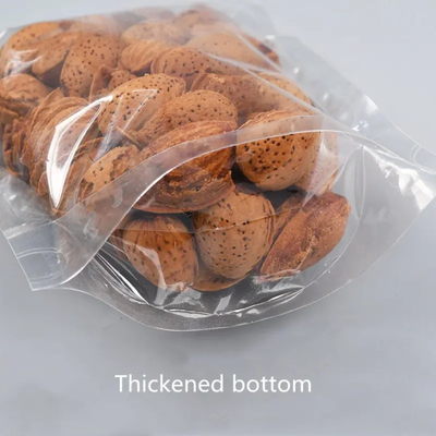 Φαγητό Ziplock Διαφανής Custom Print Stand Up Pouch Zip Lock Packaging Πλαστική διαφανής τσάντα με φερμουάρ