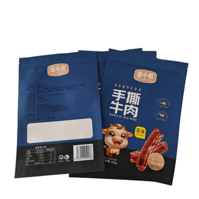 PET/VMPET/PE Matte Vertical Zipper Bag με UV Printing High For Barrier Design Τροφικό χαρακτηριστικό