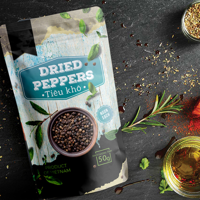 Μπιφτέκια συσκευασία σακούλα πλαστική συσκευασία καρυκεύματα πιπεριές συσκευασία τροφίμων σακούλα σφραγισμένο φερμουάρ stand up pouch