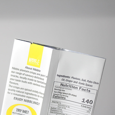 Ψηφιακή εκτύπωση Προσαρμοσμένη εκτυπωμένη πλαστική τσάντα από χαρτί αλουμινίου Καφέ Snack Τρεις πλευρές σφραγισμένη τσάντα επίπεδη τσάντα πίσω σφραγισμένη τσάντα