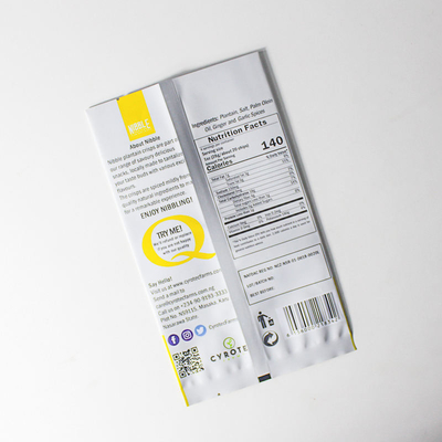 Ψηφιακή εκτύπωση Προσαρμοσμένη εκτυπωμένη πλαστική τσάντα από χαρτί αλουμινίου Καφέ Snack Τρεις πλευρές σφραγισμένη τσάντα επίπεδη τσάντα πίσω σφραγισμένη τσάντα