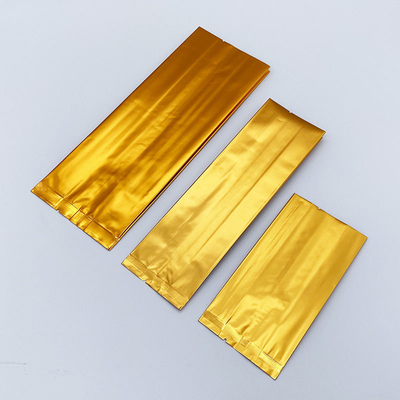 Προσαρμοσμένο Λογότυπο Πλαϊνό Σφραγισμένο Επίπεδο Κάτω Όρθιο Σακουλάκι Αλουμινίου για Τσάι με Θερμοκολλητική Σφράγιση CPP & PE Πλαστική Συσκευασία Τροφίμων