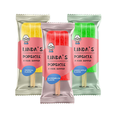 Προσαρμοσμένη Εκτύπωση Πλαστικού Φιλμ Συσκευασίας Τροφίμων Ρολό Φιλμ Παγωτού Αλουμινίου Λαμιναρισμένο Ρολό Φιλμ