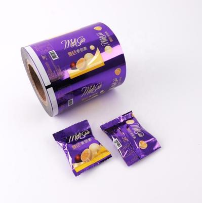 Custom Printed Soft BOPP Lamination PE Film Roll Flexible Plastic Snacks And Food Packaging For Cookies Candies