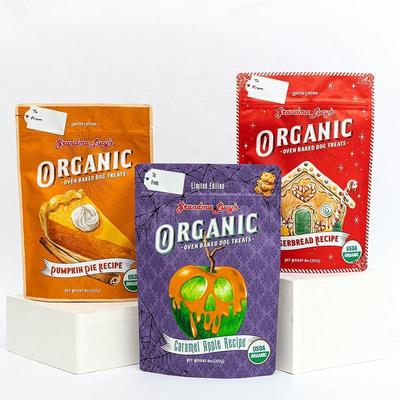 Συσκευασία Προϊόντων Όρθια Σακούλα/Συσκευασία Αλουμινόχαρτου Τροφίμων με Φερμουάρ