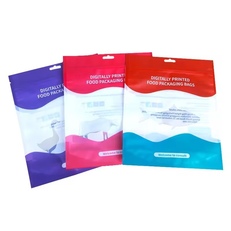 Τυπωμένη τσάντα κλειδαριού Mylar Zip Snack Packaging Bag Stand Up pouch για τρόφιμα Snack επαναχρησιμοποιήσιμες ολογραφικές τσάντες συσκευασίας