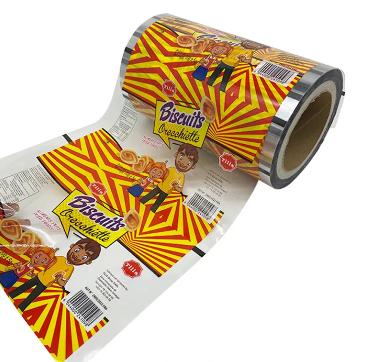 Προσαρμοσμένη εκτύπωση τσάντα ζελέ Snacks συσκευασία αυτόματες πατάτες πατάτες συσκευασία κυλίνδρους επικαλυμμένα PE τροφίμων συσκευασία κυλίνδρους ταινία