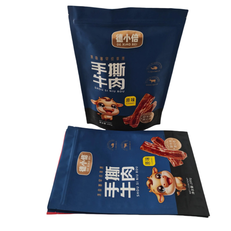 PET/VMPET/PE Matte Vertical Zipper Bag με UV Printing High For Barrier Design Τροφικό χαρακτηριστικό