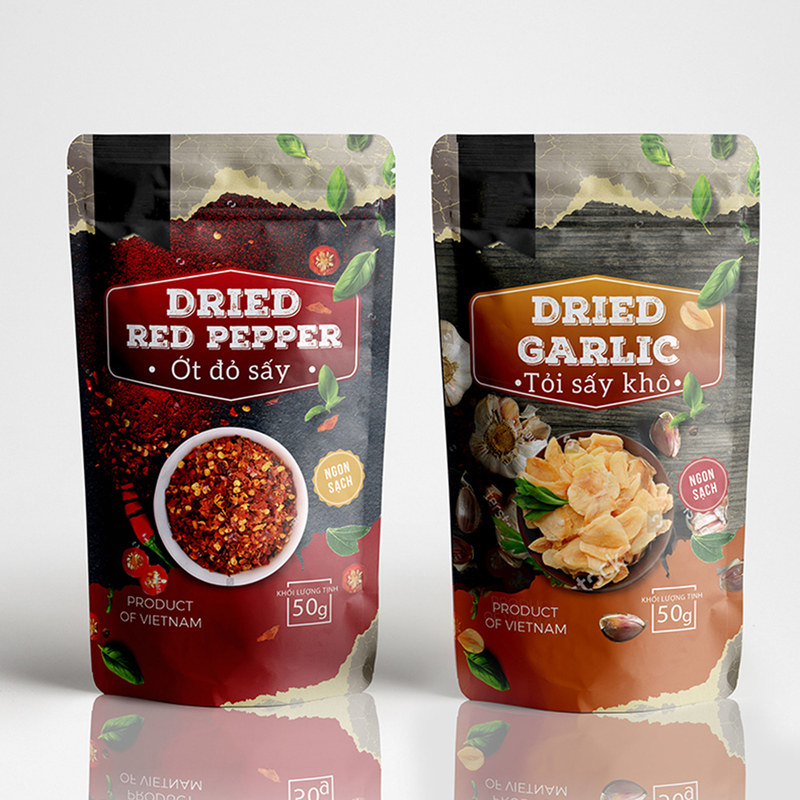 Μπιφτέκια συσκευασία σακούλα πλαστική συσκευασία καρυκεύματα πιπεριές συσκευασία τροφίμων σακούλα σφραγισμένο φερμουάρ stand up pouch