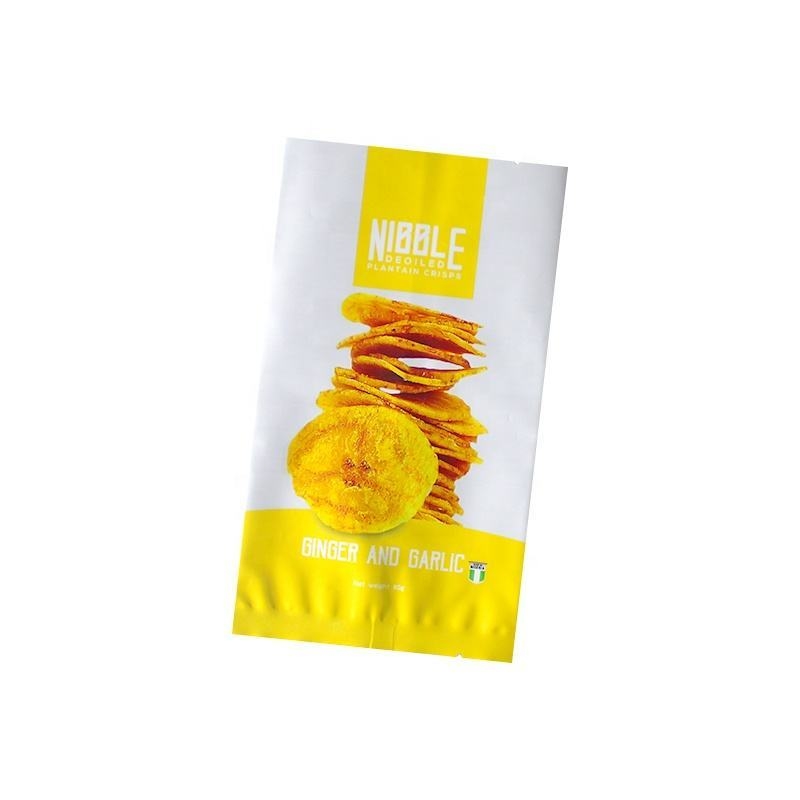 Ψηφιακή εκτύπωση Προσαρμοσμένη εκτυπωμένη πλαστική τσάντα από χαρτί αλουμινίου Καφέ Snack Τρεις πλευρές σφραγισμένη τσάντα επίπεδη τσάντα πίσω σφραγισμένη τσάντα